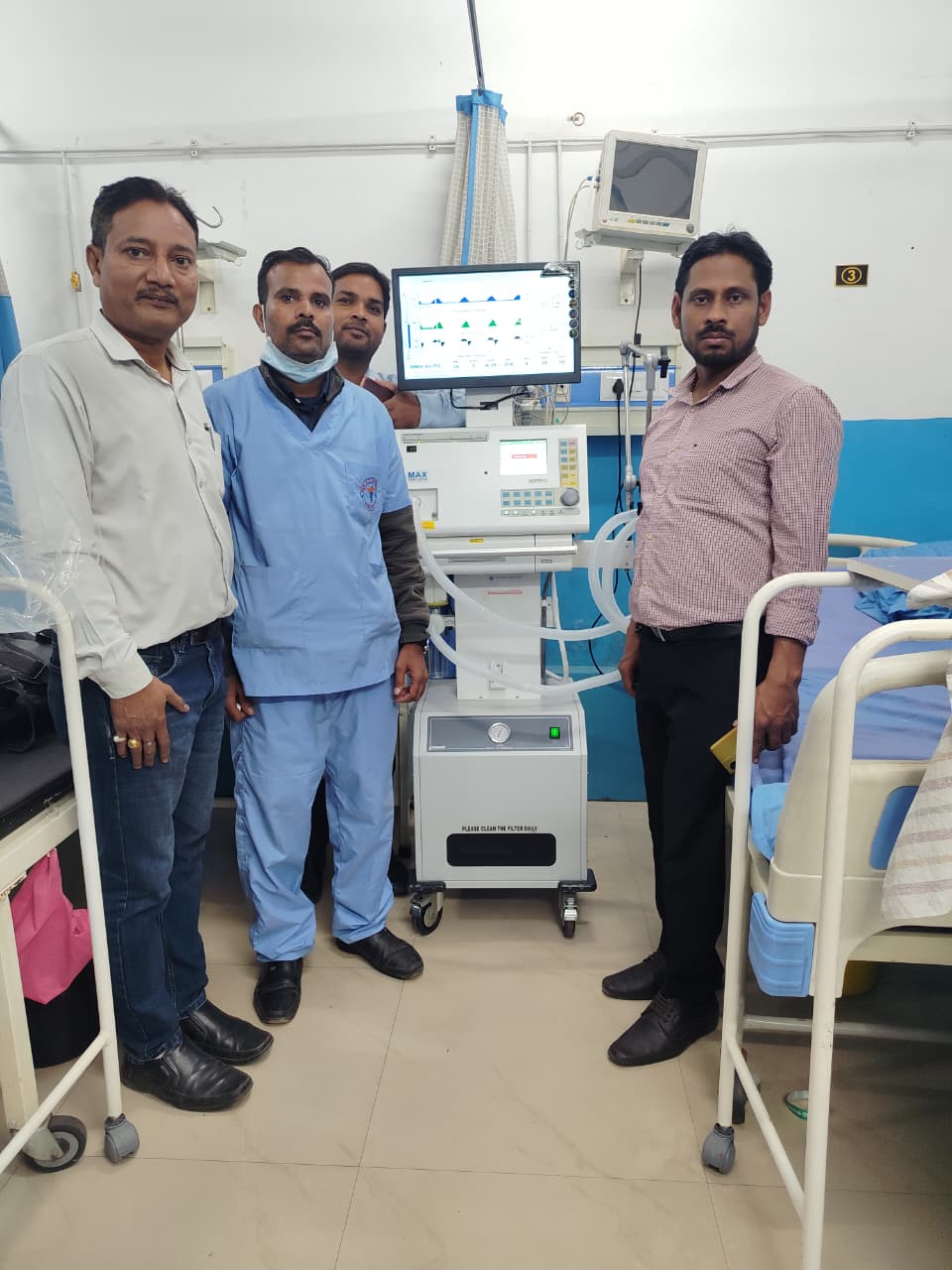 MAX Ventilator Installation